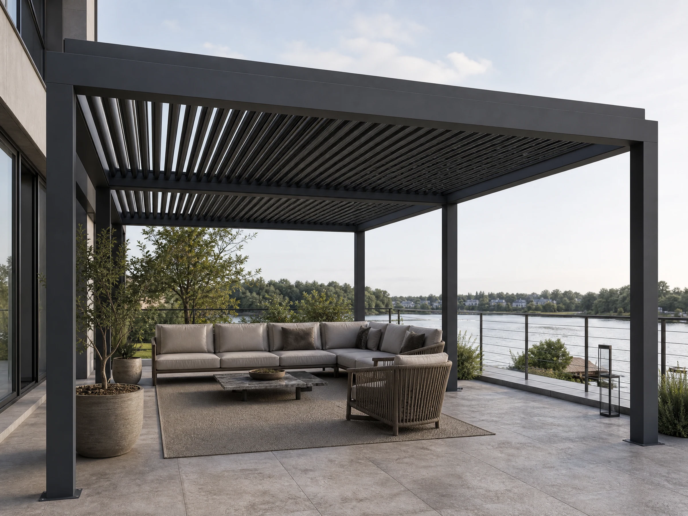 170 Series Motorized Louvered Pergola