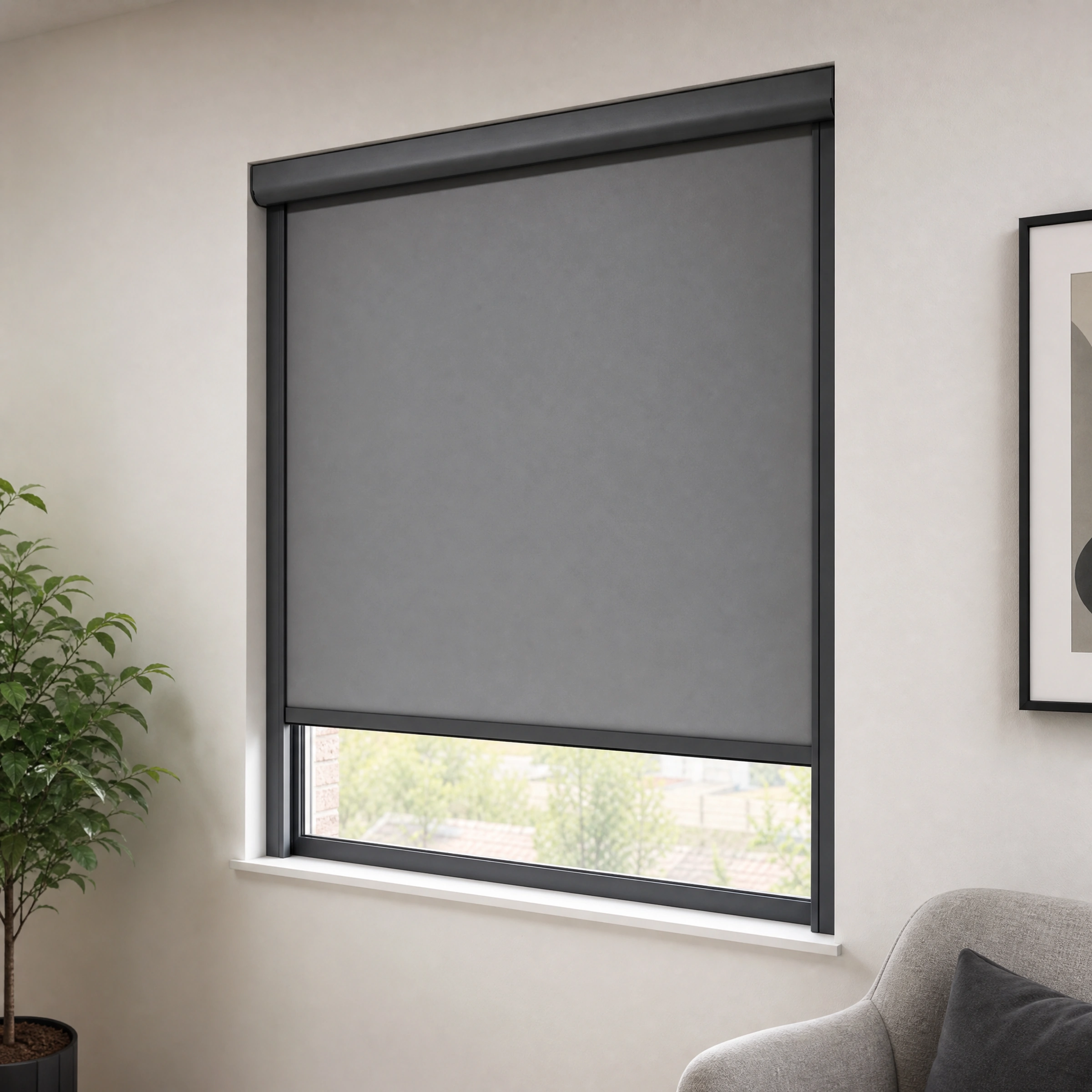 Windproof Outdoor Roller Blind